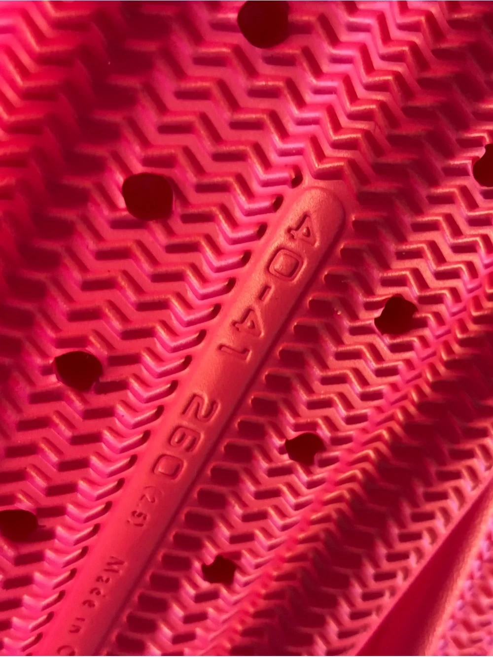 Hot Pink Slide Sandals
